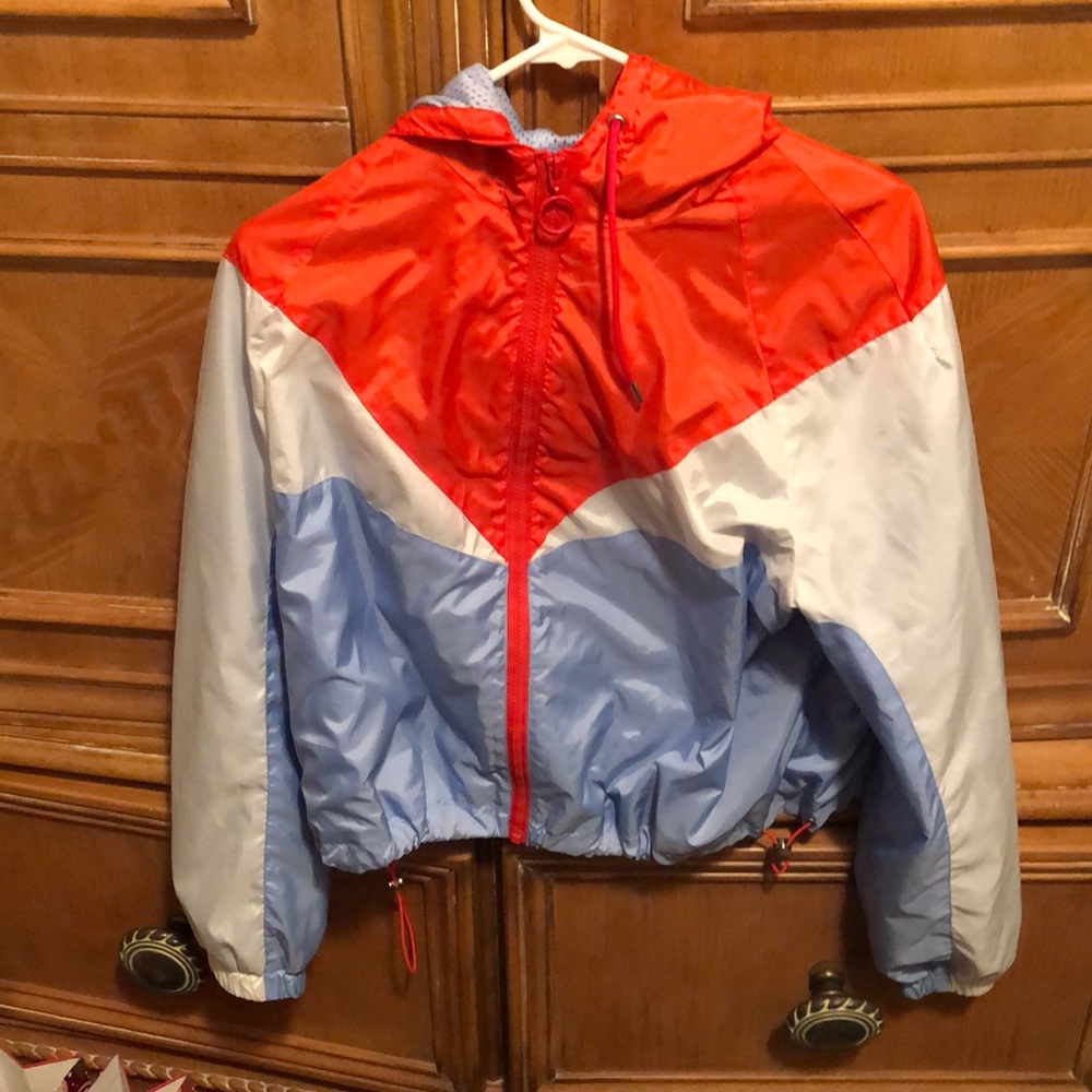 windbreaker colorful rarely worn